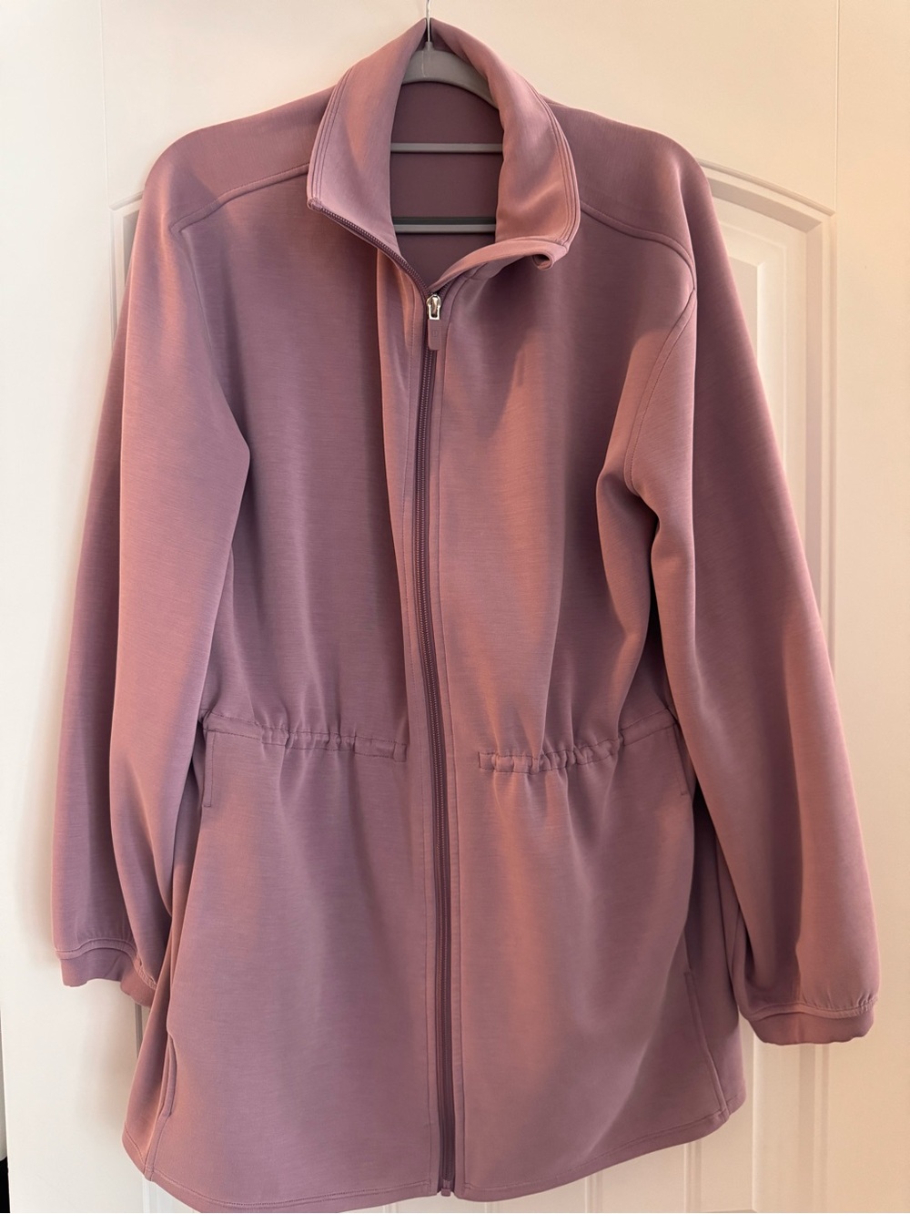 lululemon athletica Mauve Zip-Up Utility Jacket size 14